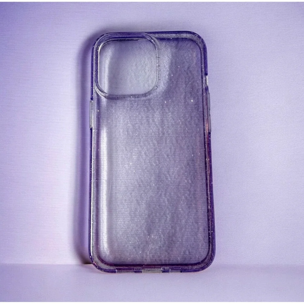 Velvet Caviar iPhone 13 Pro Case Purple Glitter Sparkle Protective Cover